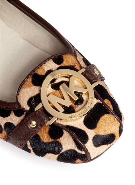 michael kors leopard flats|michael kors flats on sale.